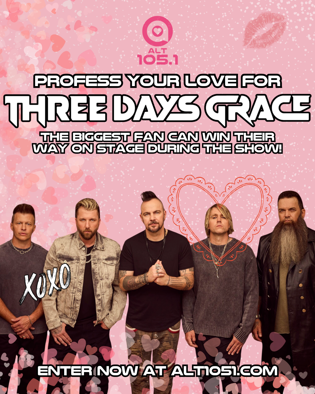 Three Days Grace On-Stage Experience campaign